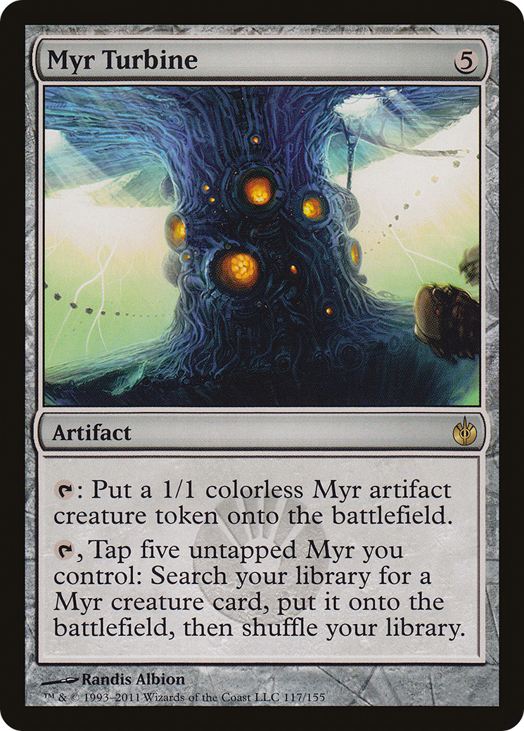 Turbine Myr (MBS-117) - Mirrodin assiégée 