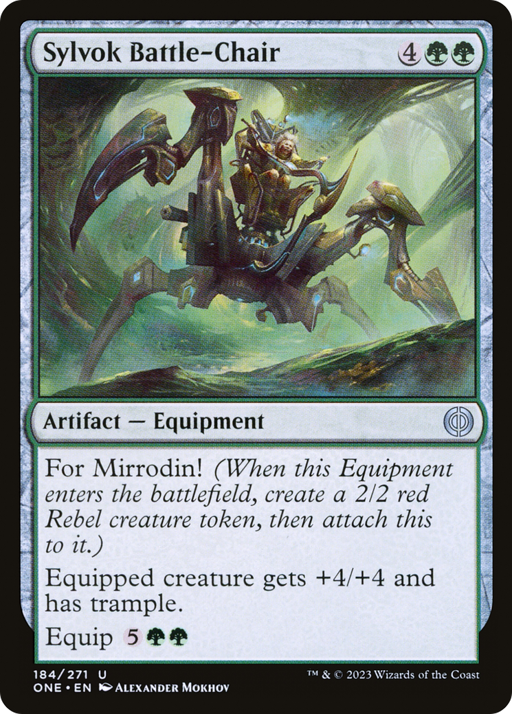 Sylvok Battle-Chair (ONE-184) - Phyrexia: All Will Be One