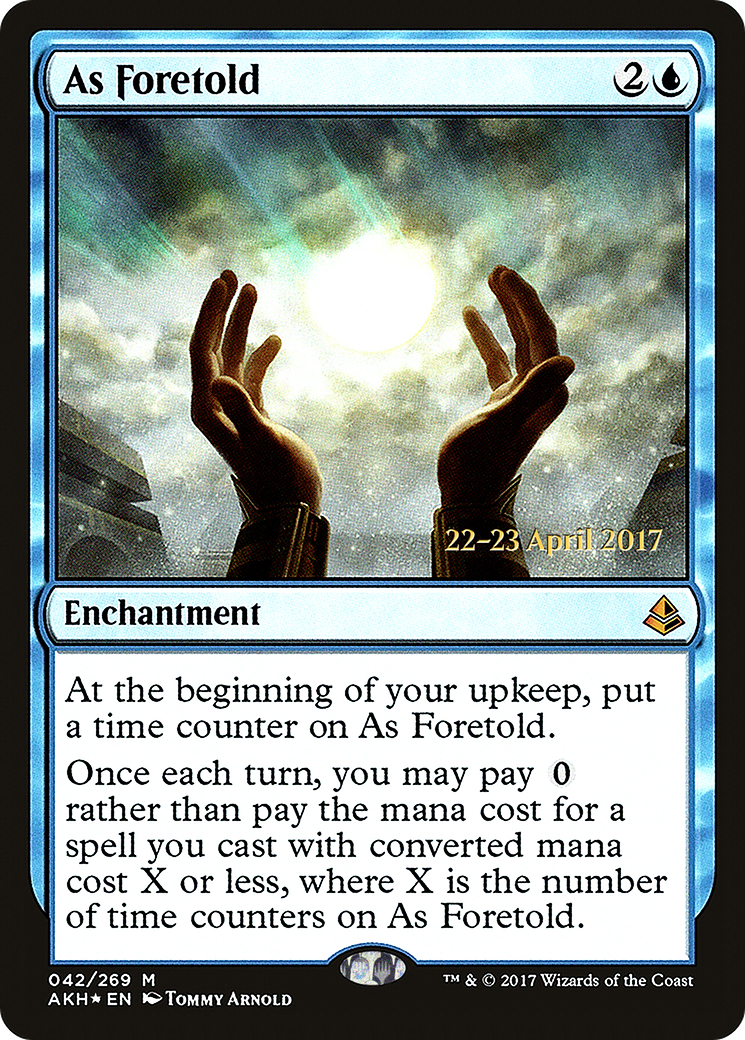 Comme prédit (PAKH-42S) - Amonkhet Promos Foil