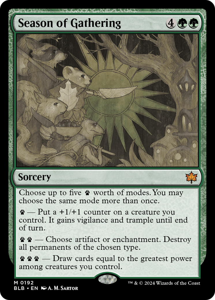 Saison du Rassemblement (BLB-192) - Bloomburrow Foil 