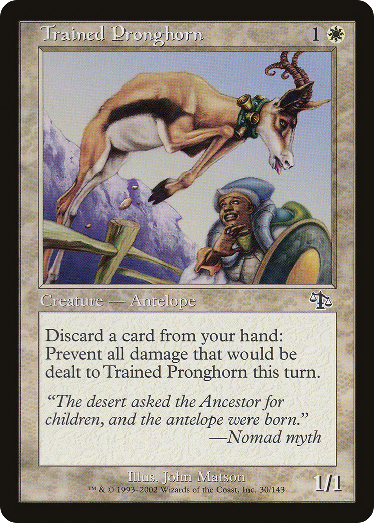 Antilope d'Amérique dressée (JUD-030) - Jugement Foil 