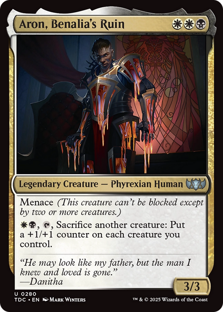 Aron, la ruine de Benalia (TDC-280) - Commandant : Tarkir : Tempête de dragons 