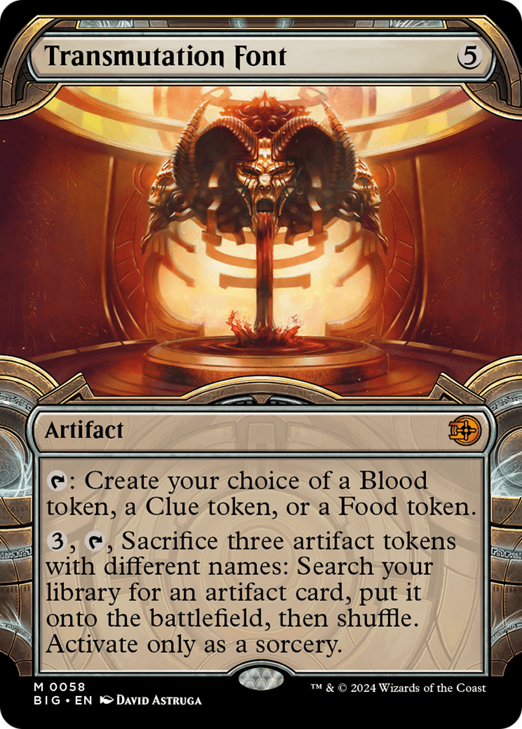 Transmutation Font (Showcase) (BIG-058) - The Big Score: (Showcase)