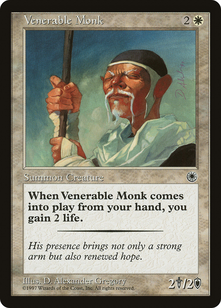 Vénérable moine (POR-035) - Portail 