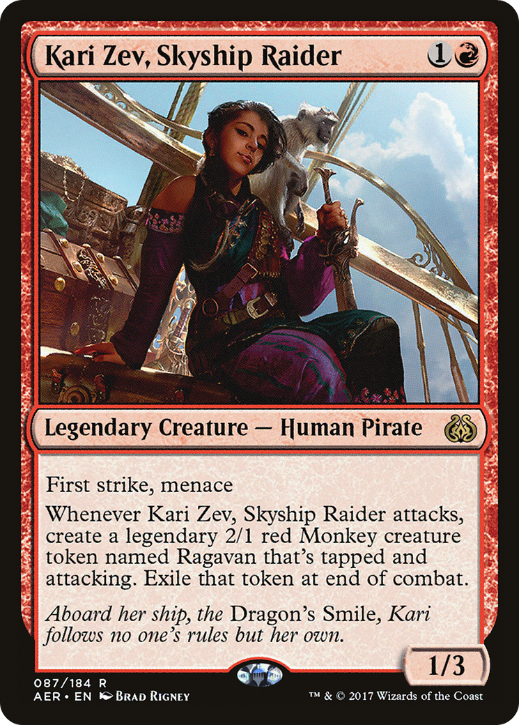 Kari Zev, Skyship Raider (AER-087) - Révolte de l'Éther