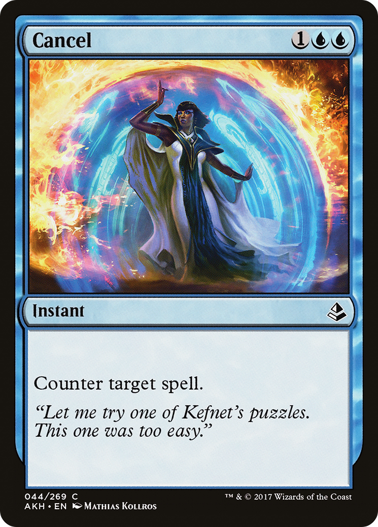 Annuler (AKH-044) - Feuille d'Amonkhet 