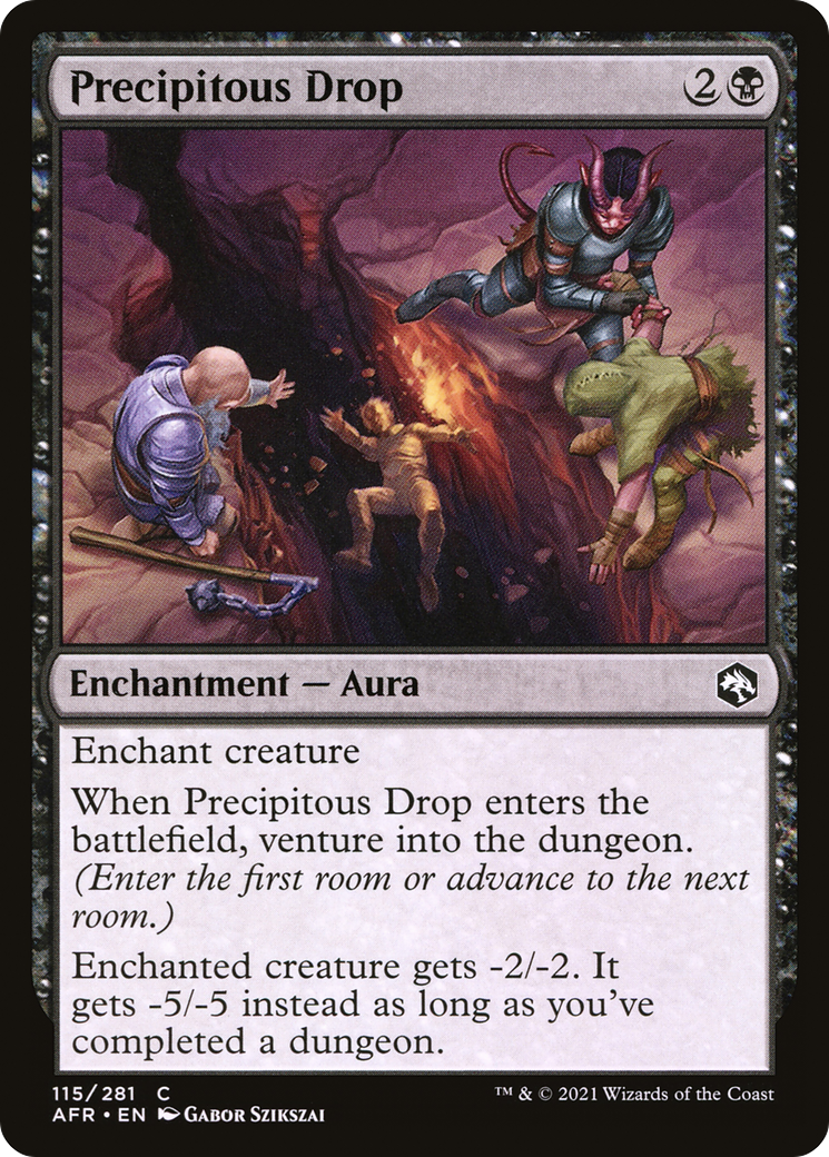 Precipitous Drop (AFR-115) - Adventures in the Forgotten Realms Foil