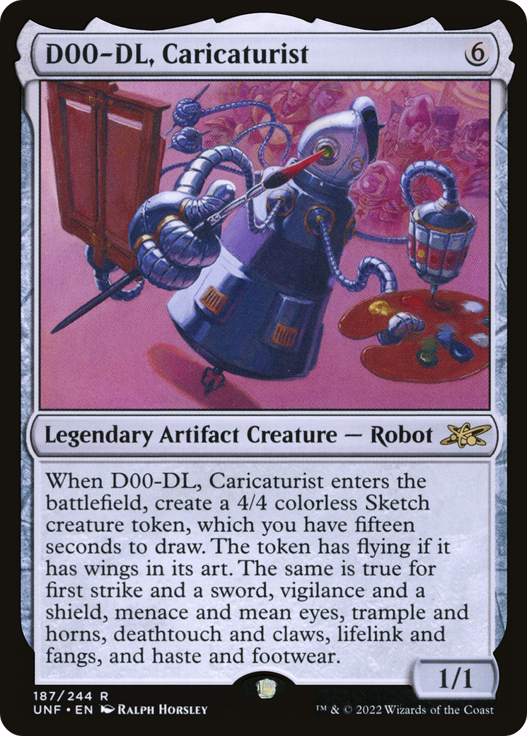 D00-DL, Caricaturiste (UNF-187) - Unfinity Foil