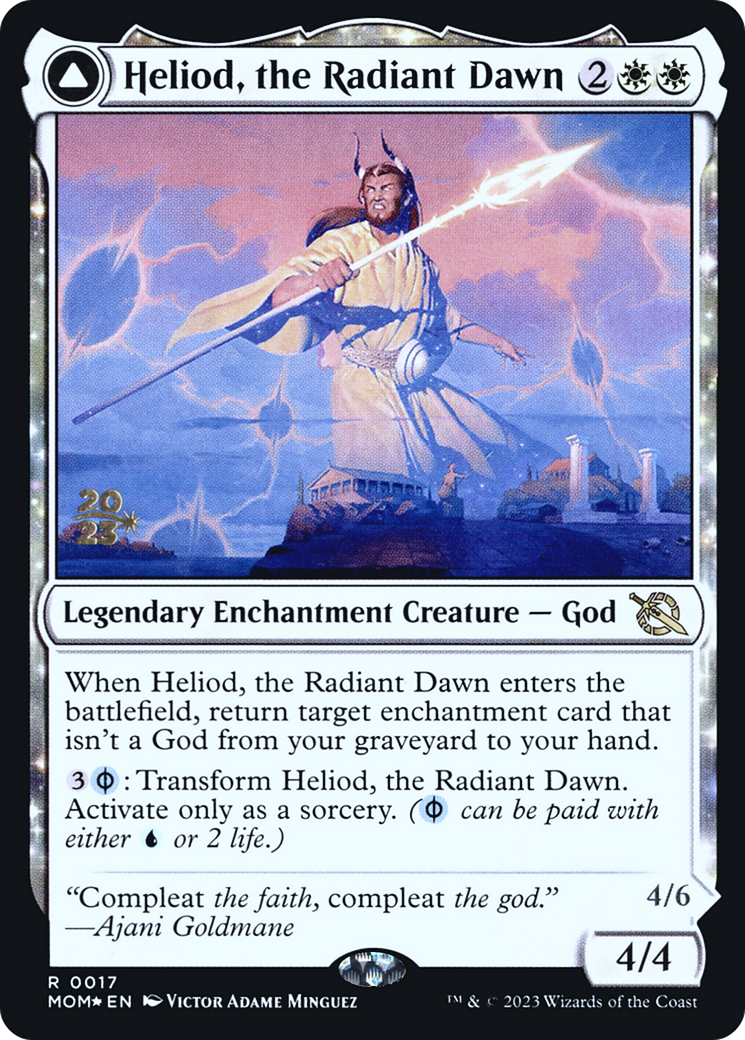 Heliod, the Radiant Dawn (PRE-017) - March of the Machine Promos: (enchantment) Foil