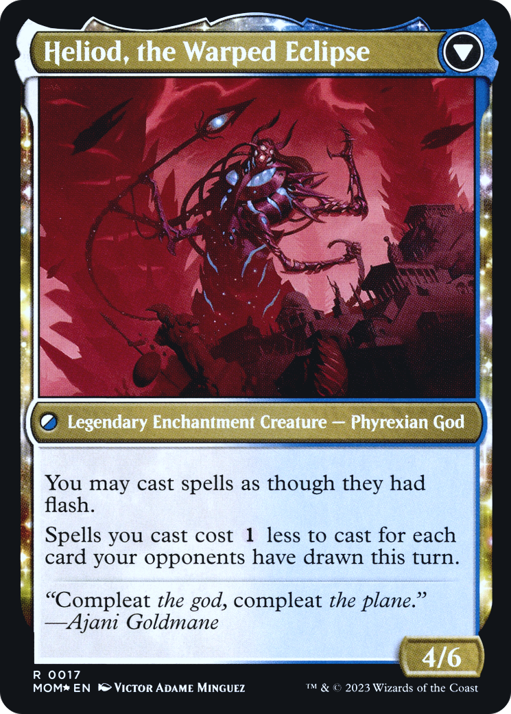Heliod, the Radiant Dawn (PRE-017) - March of the Machine Promos: (enchantment) Foil
