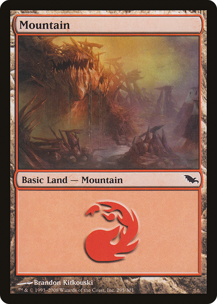 Montagne (SHM-295) - Feuille Shadowmoor 