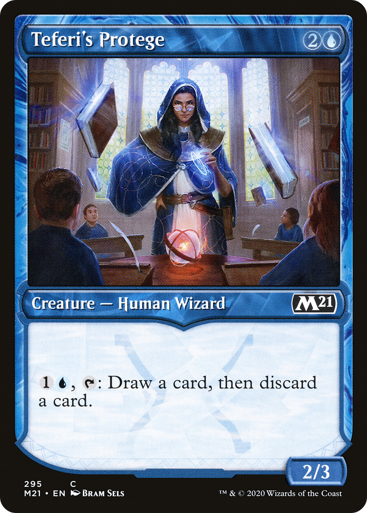 Teferi's Protege (Showcase) (M21-295) - Core Set 2021: (Showcase) Foil