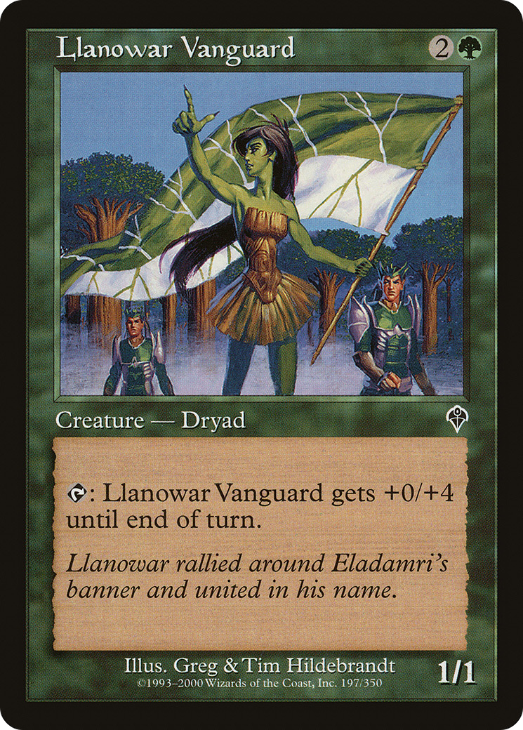 Avant-garde de Llanowar (INV-197) - Invasion 