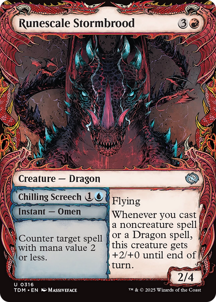 Runescale Stormbrood (Vitrine) (TDM-316) - Tarkir : Tempête de dragons 