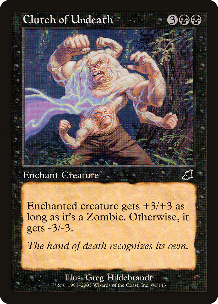 Clutch of Undeath (SCG-061) - Scourge Foil