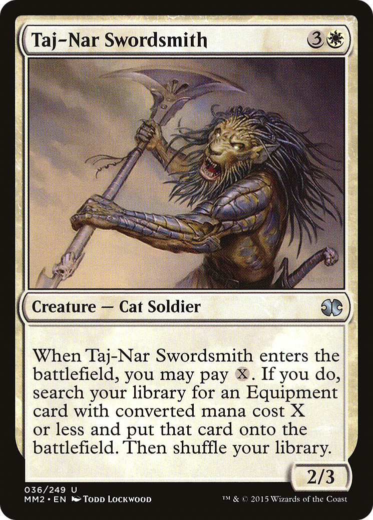 Taj-Nar Swordsmith (MM2-036) - Modern Masters 2015
