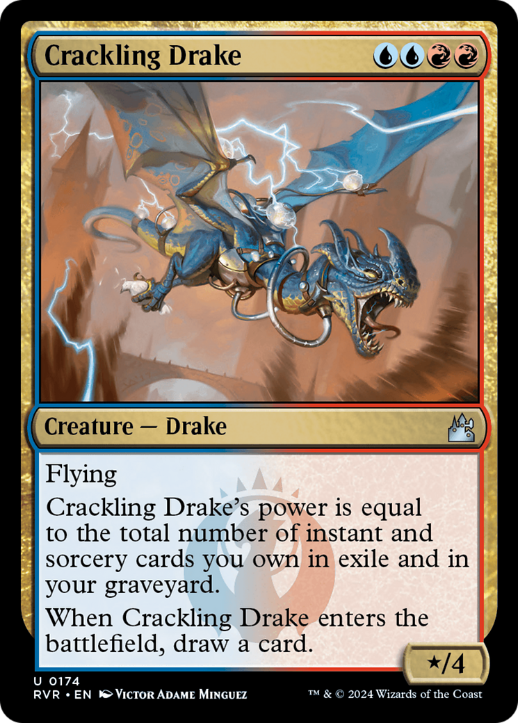 Drake crépitant (RVR-174) - Ravnica Remastered Foil