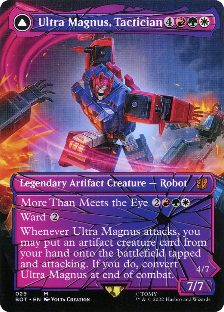 Ultra Magnus, Tacticien // Ultra Magnus, Transporteur Blindé (BOT-029) - Transformers : (convertdfc, shatteredglass) (Borderless) Foil 