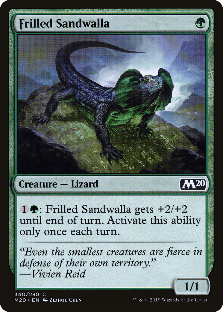 Frilled Sandwalla (M20-340) - Core Set 2020