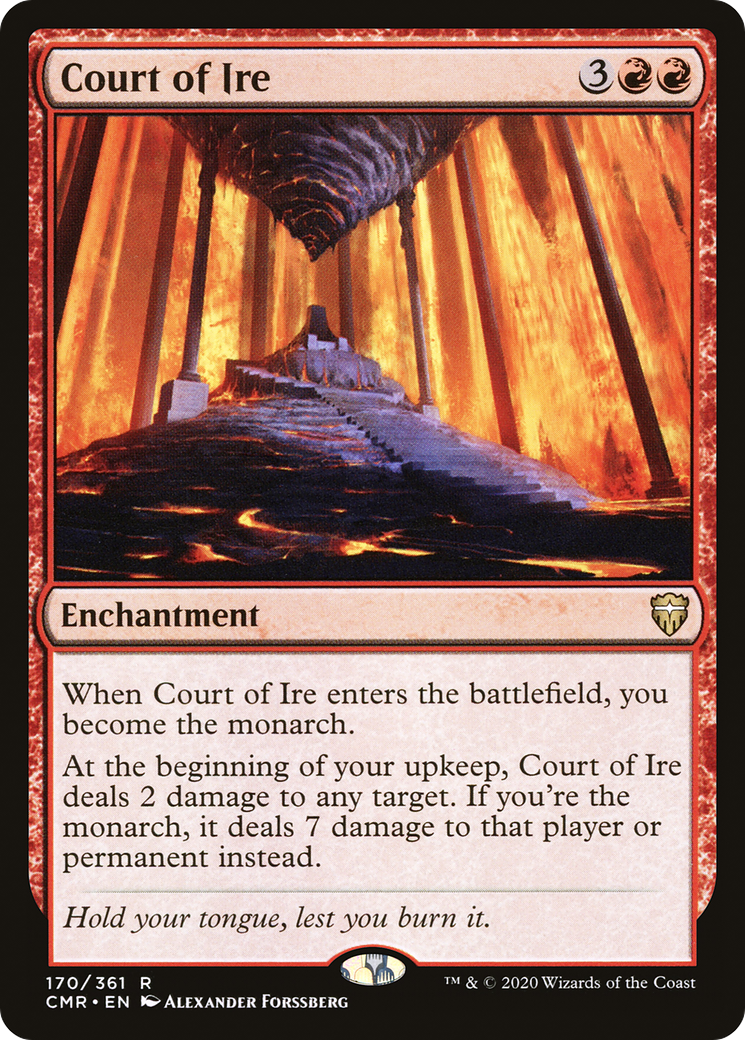 Cour de la Colère (CMR-170) - Commander Legends Foil 