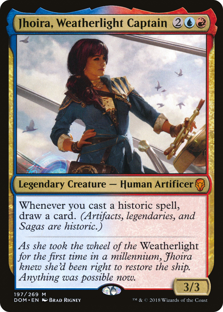 Jhoira, capitaine du Weatherlight (DOM-197) - Dominaria Foil 