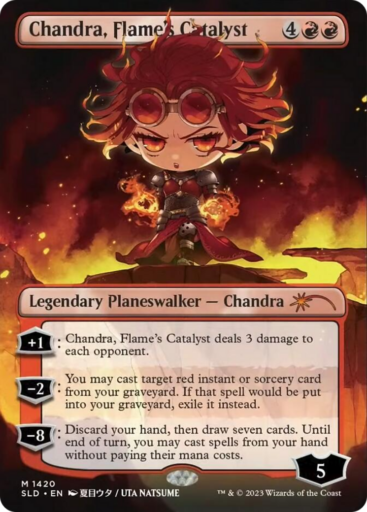 Chandra, Catalyseur de Flammes (SLD-1420) - Butin Secret Lair (sans bordure) 