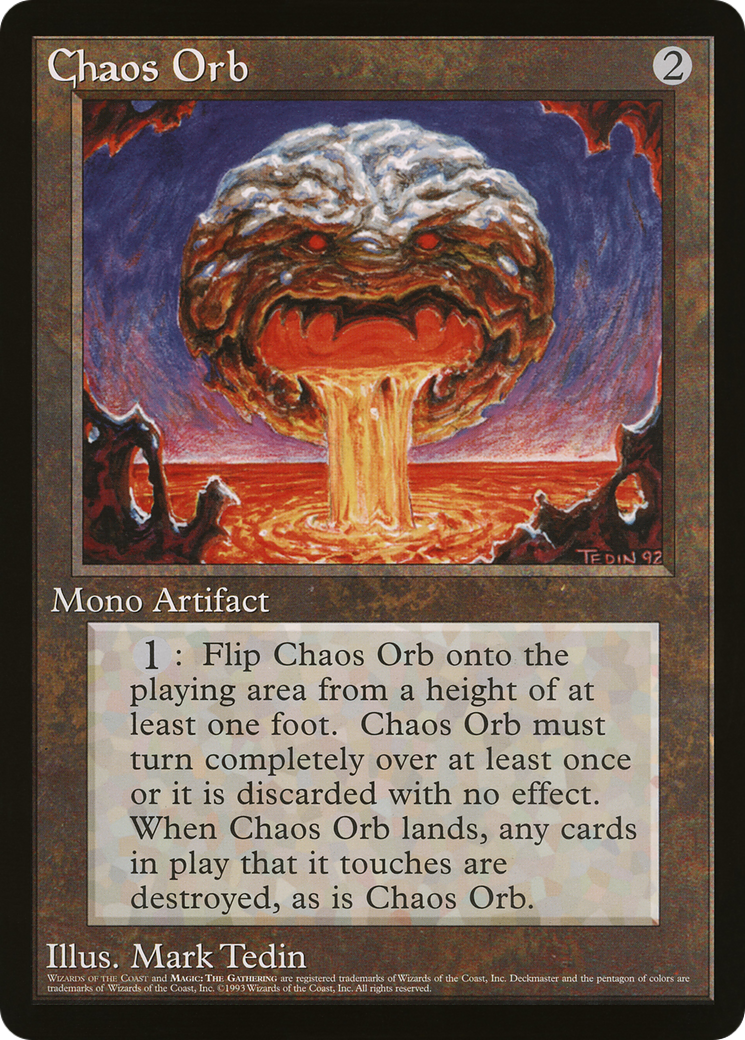 Chaos Orb (O90P-001) - Promos surdimensionnées des années 90