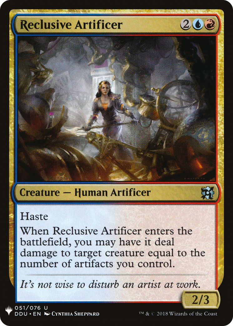 Reclusive Artificer (LIST-DDU-51) - The List