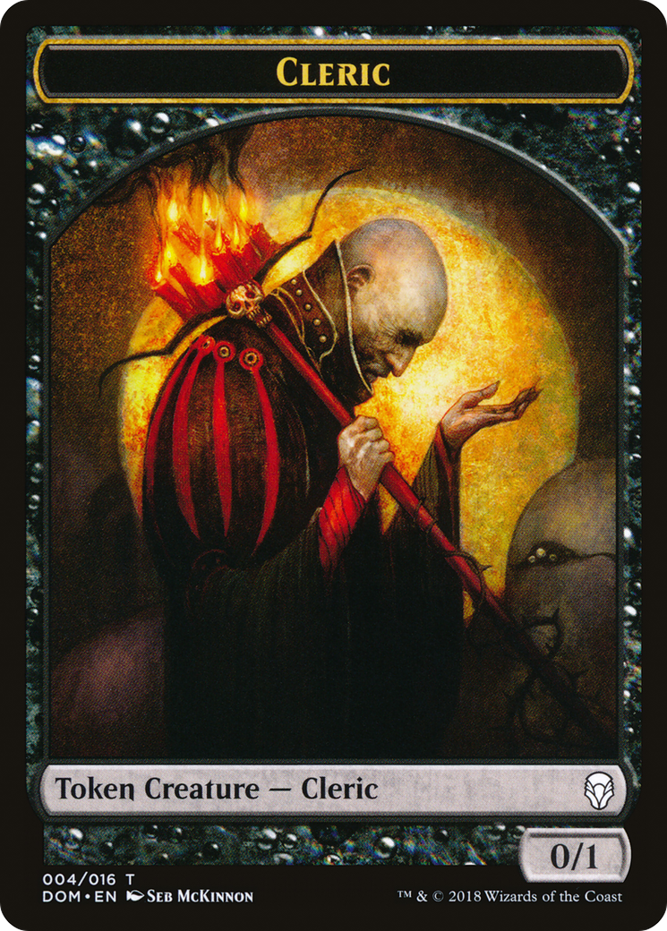 Cleric Token (DOM-004) - Dominaria Tokens