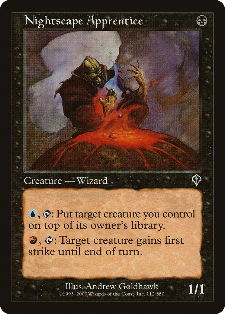 Apprenti du Paysage Nocturne (INV-112) - Invasion Foil 