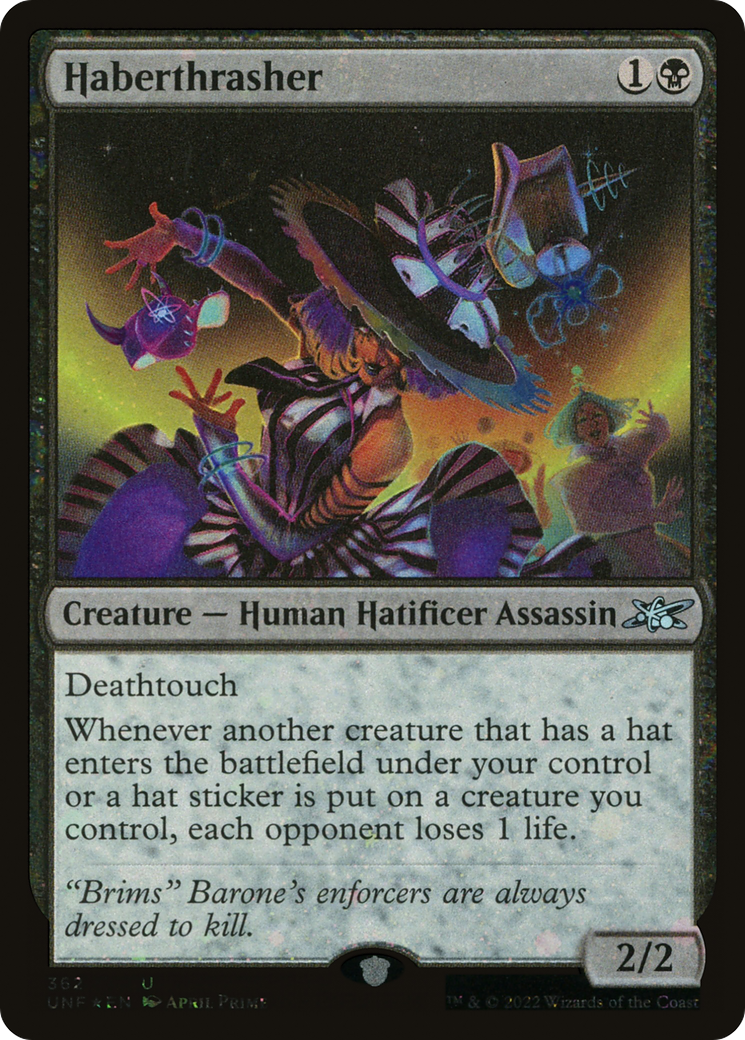 Haberthrasher (Galaxy Foil) (UNF-362) - Unfinity Foil