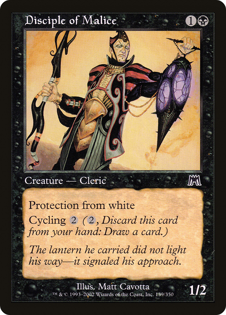 Disciple de la Malice (ONS-139) - Onslaught Foil 