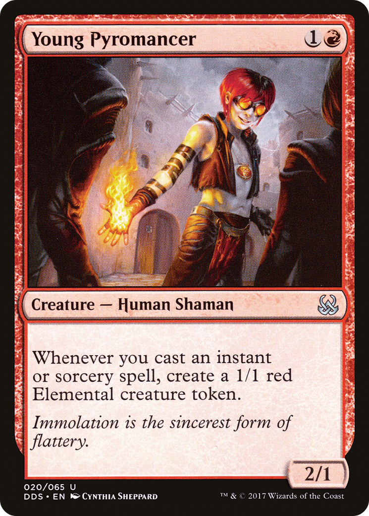 Jeune Pyromancien (DDS-020) - Duel Decks : Esprit contre Puissance