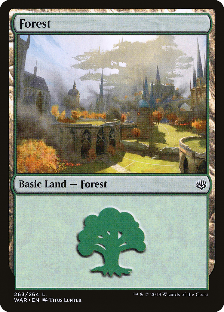 Forest (263) (WAR-263) - War of the Spark Foil