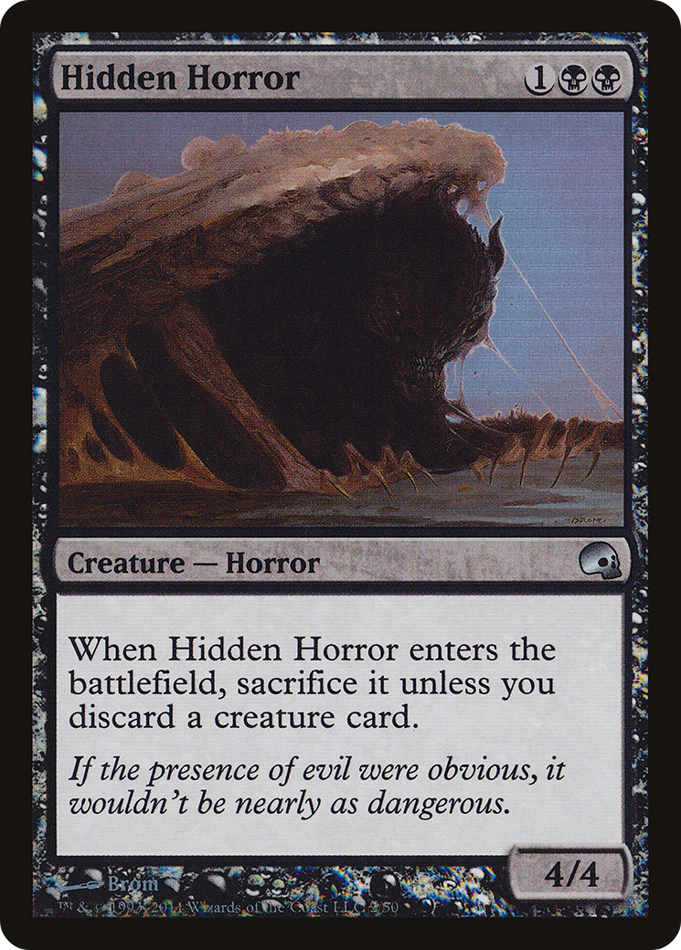 Horreur cachée (PD3-002) - Série de decks Premium : Graveborn Foil 