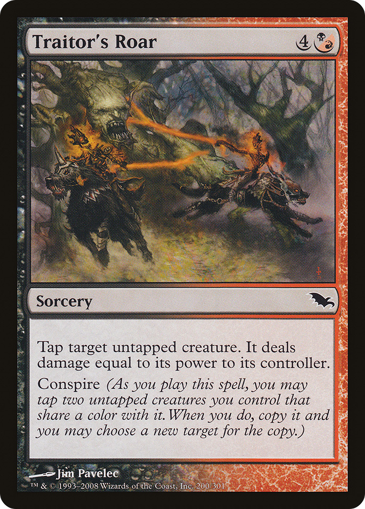 Rugissement du traître (SHM-200) - Shadowmoor Foil 