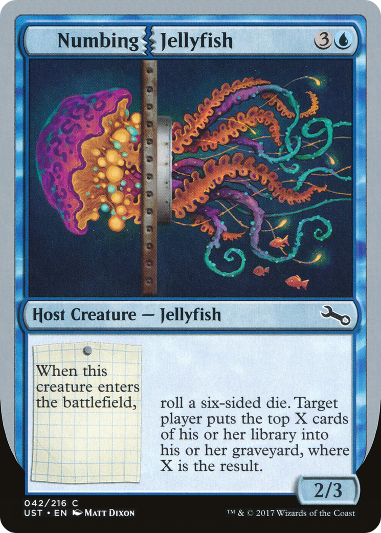 Méduse engourdissante (UST-042) - Feuille instable 
