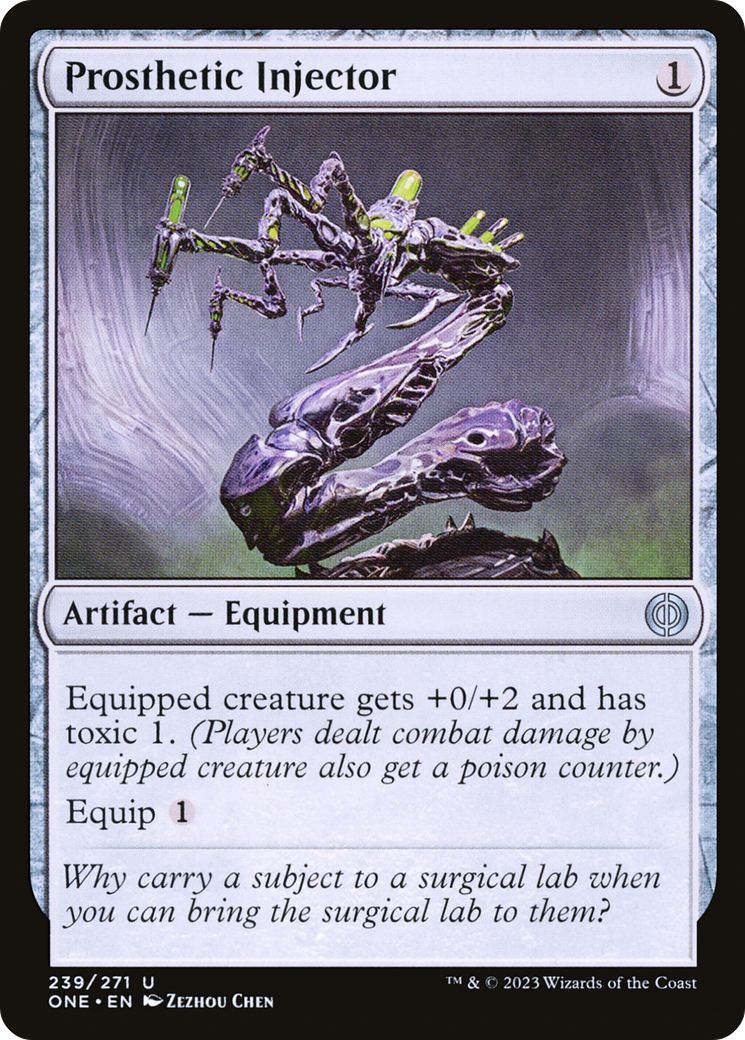 Prosthetic Injector (ONE-239) - Phyrexia: All Will Be One Foil