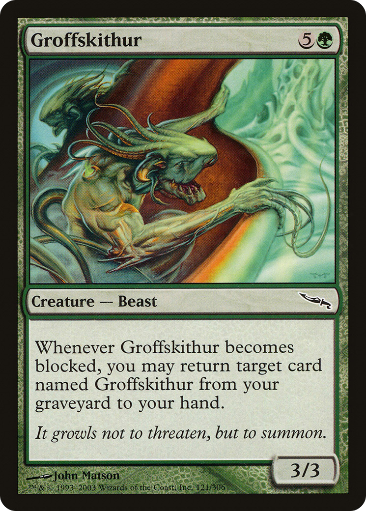 Groffskithur (MRD-121) - Mirrodin Foil 