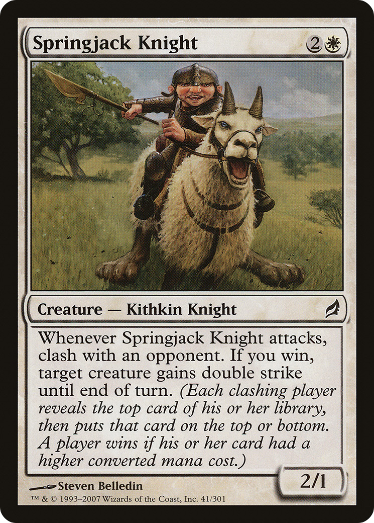 Chevalier Springjack (LRW-041) - Lorwyn Foil 