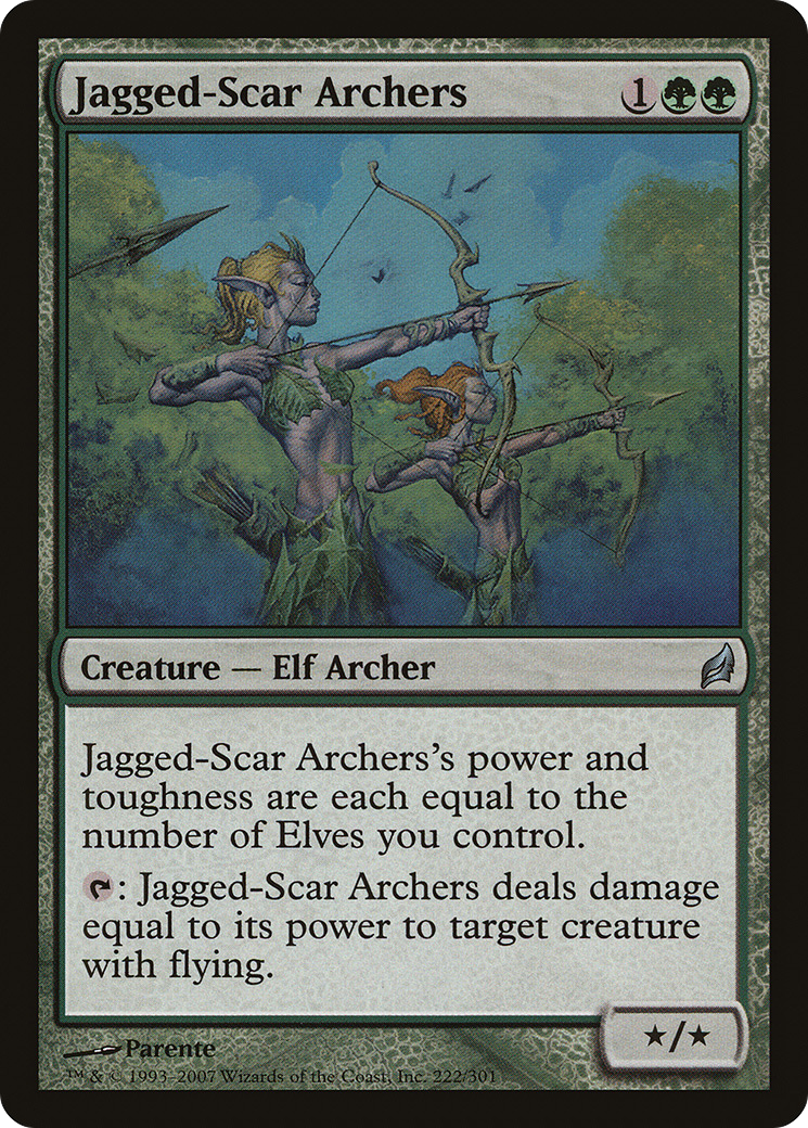 Archers à cicatrices déchiquetées (LRW-222) - Fleuret Lorwyn
