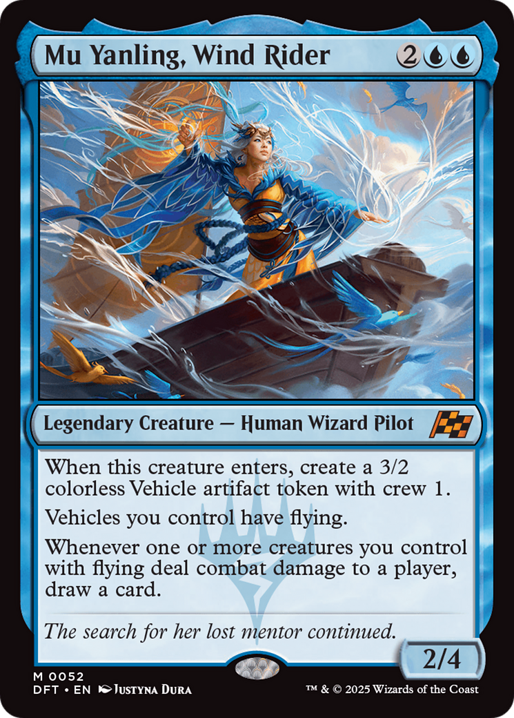 Mu Yanling, Cavalier du Vent (DFT-052) - Feuille Aetherdrift