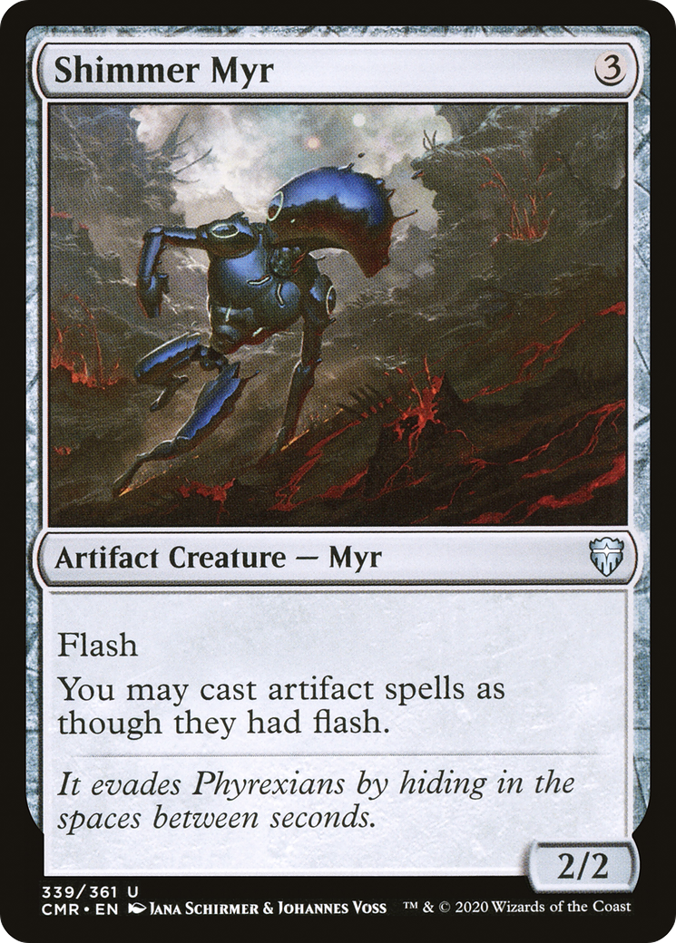 Shimmer Myr (CMR-339) - Commander Legends Foil 