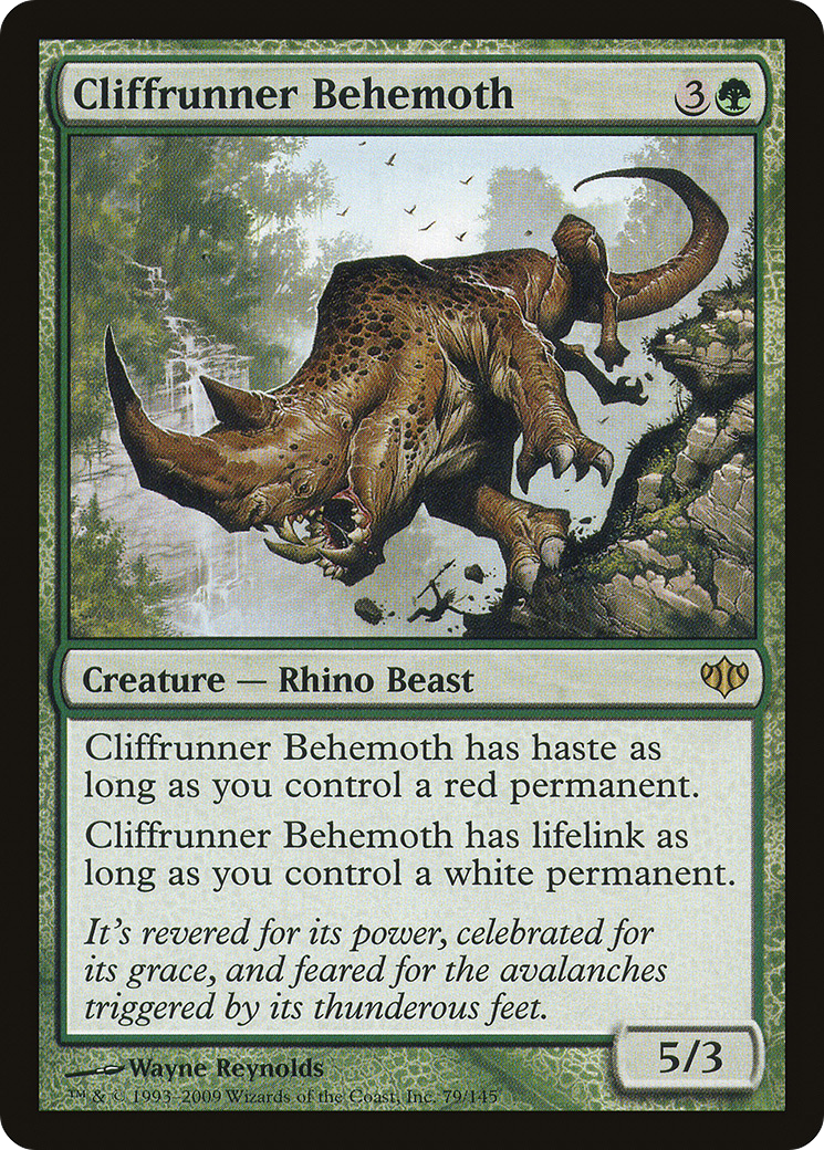 Cliffrunner Behemoth (CON-079) - Conflux Foil 