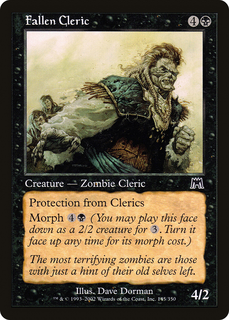 Clerc déchu (ONS-145) - Onslaught Foil 