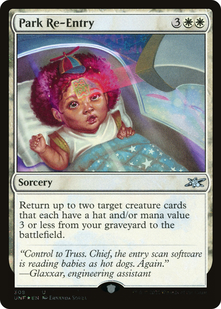 Park Re-Entry (Galaxy Foil) (UNF-308) - Unfinity Foil