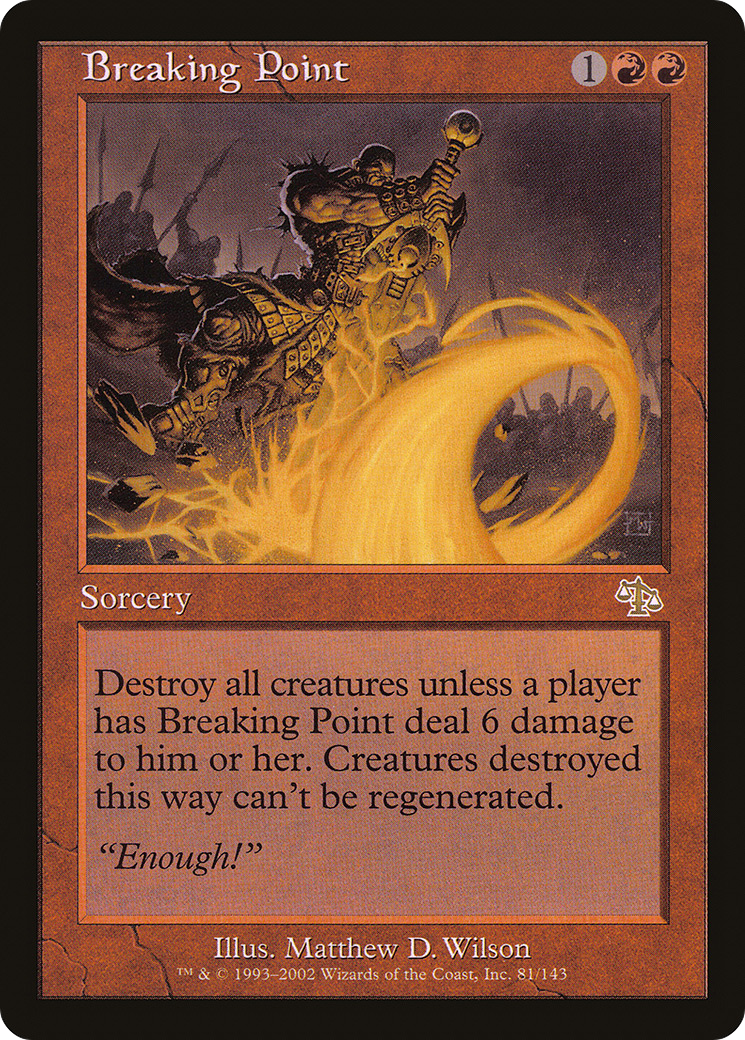 Point de rupture (JUD-081) - Jugement 