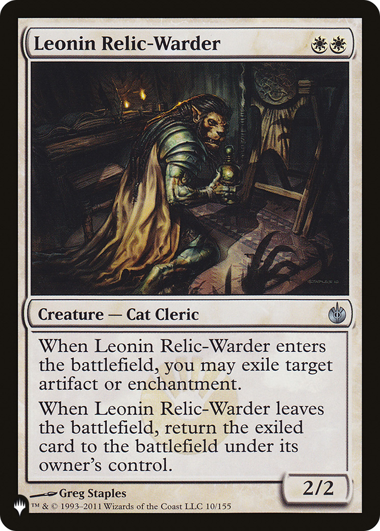 Leonin Relic-Warder (MBS) (LIST-MBS-10) - The List