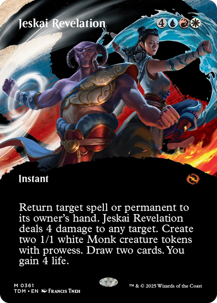 Révélation Jeskaï (Sans Frontières) (TDM-361) - Tarkir : Tempête de Dragons (Foil)