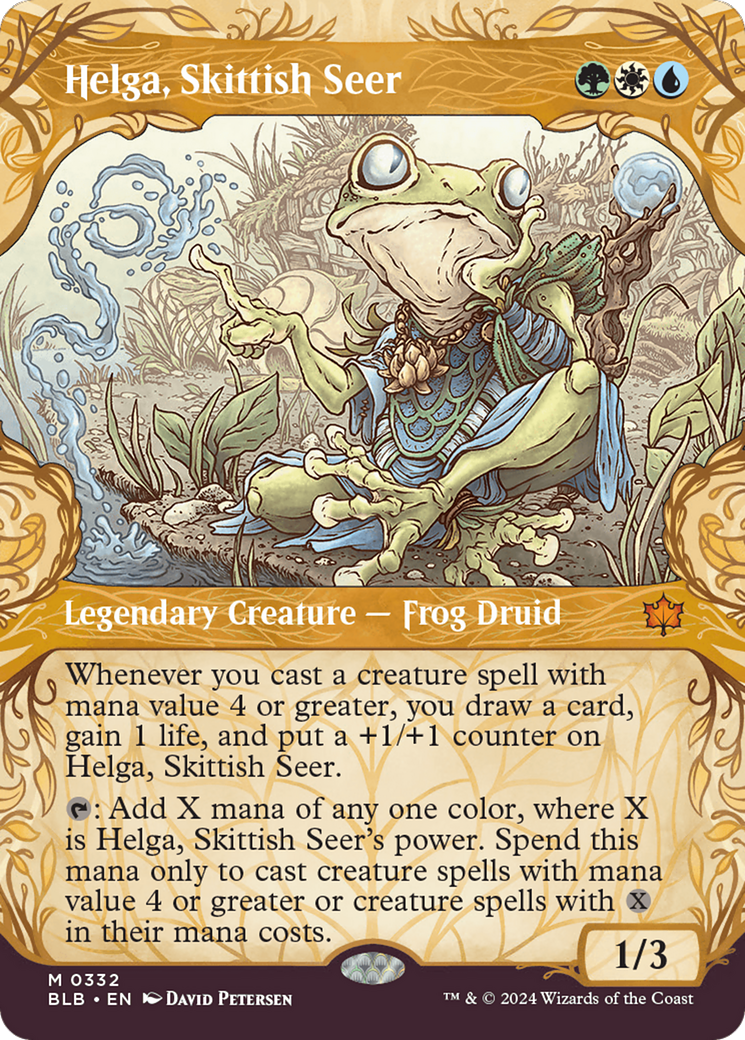Helga, voyante capricieuse (BLB-332) - Bloomburrow : (Vitrine) 